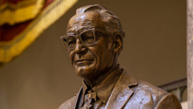 Craters & Freighters Phoenix Moves, Ships and Installs Goldwater Statue